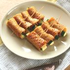 うす～いさつま揚げ☆うすさつズッキーニ巻き