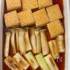 ほったらかしでジューシー旨！【厚揚げと野菜のグリル焼き浸し】の工程2