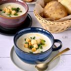 まるでレストラン！？新じゃがと新玉ねぎの豆乳ビシソワーズ