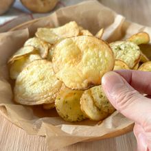 【15分で完成】自家製ノンフライポテトチップス