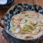 生クリーム不要！＊ほたてと白菜の中華風クリーム煮＊