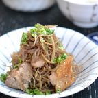 鶏ごぼうと糸こんにゃくの甘辛煮【作り置き】