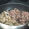 牛肉とごぼうの梅しぐれ煮の工程3