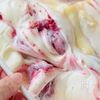 白桃とベリーの贅沢アイスクリームの工程3