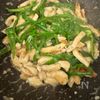 ピーマンと鶏むね肉の《にんにく♡旨塩炒め》の工程3