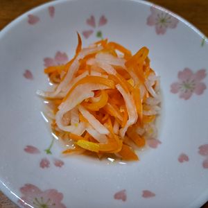 karasadの作ってみた!投稿(柚子の香りの『紅白なます』)