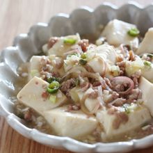 実山椒で和風麻婆豆腐