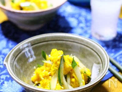 初秋を感じる菊ときゅうりの柚子胡椒和え レシピサイト Nadia ナディア プロの料理家のおいしいレシピ