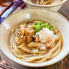 【甘辛豚おろしのとろみうどん】食べ応えも◎
