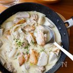 『チキンと里芋のマスタードクリーム煮』牛乳で☆とろっと絡む♪