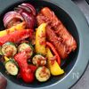 コクうま！【ジョンソンヴィルと焼き野菜の梅バターグリル】の工程4
