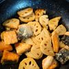 ヒラメの作ってみた!投稿(こってりうまい【鮭とレンコンのマヨ炒め】)