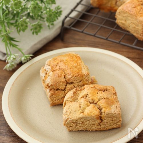 【米粉のきなこスコーン】生クリーム使用でワンボウル♪