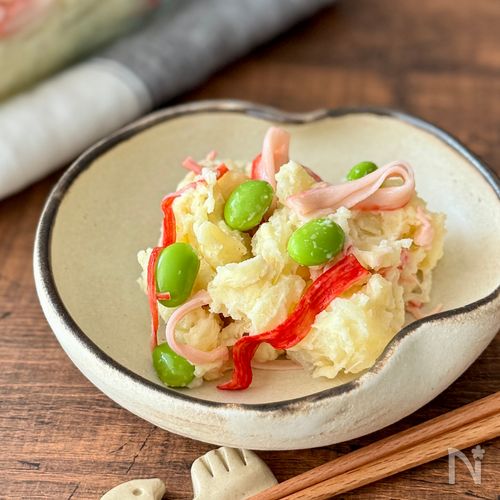 かにかま枝豆ポテトサラダ