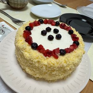 596737の作ってみた!投稿(【ドゥーブルフロマージュ】身近な材料を混ぜて焼くだけ！)