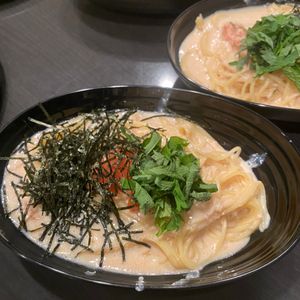 corichucoonの作ってみた!投稿(豆乳で作る！濃厚明太クリームパスタ)