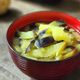 夏野菜を食べる♪茄子とじゃがいもの味噌汁