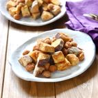 【材料4つ】レンジでさつまいもと蒸し大豆のきな粉和え