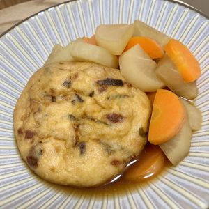 Natsukoの作ってみた!投稿(がんもどきと大根の煮物)