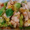 春キャベツと鶏むね肉のピリ辛蒸しの工程4