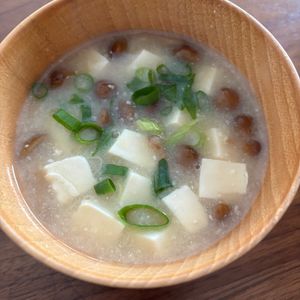 たかろの作ってみた!投稿(ほっこり和食で温まる🥰なめこと豆腐のみぞれ汁)