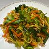 楽ラク手抜キッチン🐶🐾の作ってみた!投稿(野菜たっぷり☆辛うまコチュジャンそぼろ焼きそば)