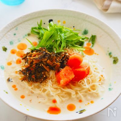 ヘルシーおいしい止まらない！『博多ラーメン風そうめん』
