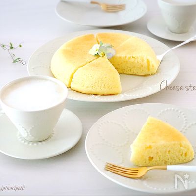 炊飯器de<簡単>ふわふわ♪チーズ蒸しパン