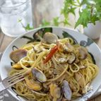 あさりの塩こうじきのこパスタ