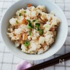 具材が小さく食べやすい☆ちくわと油揚げのたけのこご飯