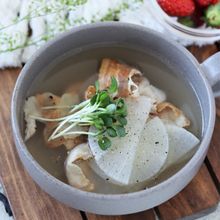 【豚バラ大根の旨塩スープ】味しみ大根がじゅわっと美味しい!