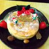 チョロリスの作ってみた!投稿(簡単ヘルシー絶品♡【シナモンクランブルのお豆腐チーズケーキ】)