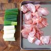味付け1つ♪とろ〜り濃厚【鶏肉と長ねぎの腸活豆乳グラタン】の工程1