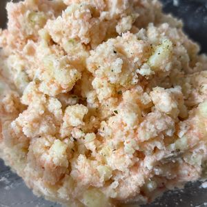 1181534の作ってみた!投稿(＼濃厚絶品／レンチン8分【新じゃがのクリーム明太ポテサラ】)