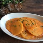 【時短レシピ】じゃがいものトマトクリーム煮