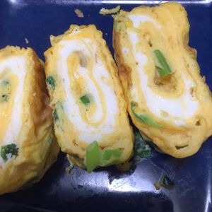 ティムルの作ってみた!投稿(【卵焼きバリエ】柚子胡椒とネギの卵焼き)