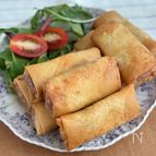 かぼちゃのツナマヨチーズ春巻き
