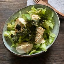 ノンオイルでさっぱり♪豆腐とアボカドのわさび醤油サラダ