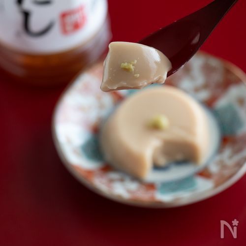 【材料４つ】ピーナッツバターの白だし豆腐