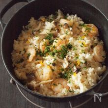 スイッチオンであとはお任せ♪炊飯器で作る簡単ピラフ