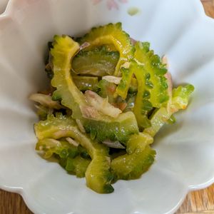 れいかの作ってみた!投稿(ゴーヤの梅茗荷和え)