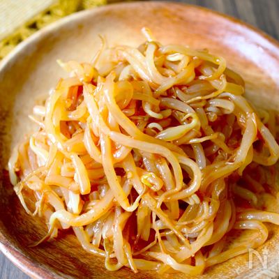 5分で完成!【キムチ風もやし】もやしだけで簡単副菜