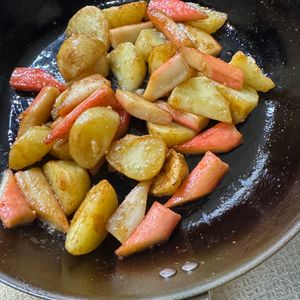 TinGenの作ってみた!投稿(ワンパン10分！【カニかまとじゃがいものバター醤油炒め】)