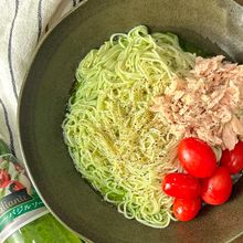 【混ぜるだけ2工程】バジルツナのまぜそうめん
