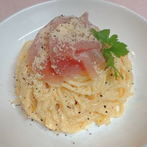 maiの作ってみた!投稿(ヘルシー*冷製カルボナーラ(生クリーム&牛乳不使用))