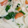 ひーちゃんの作ってみた!投稿(濃厚なクリーム感でホッコリ★『鶏むね肉と白菜のクリーム煮』)