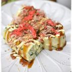 レンジで作る！九条ねぎとちりめんじゃこのお好み焼きロール巻き
