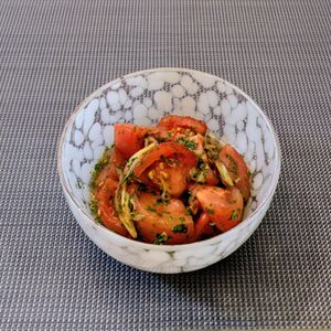 𝔂𝓾𝓶𝓲🍓の作ってみた!投稿(5分で完成！【トマトと茗荷の和風マリネサラダ】)