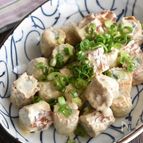 ついつい箸がすすむ！ちくキューのマヨポンごま和え