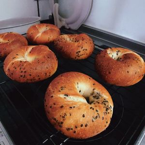 みみみの作ってみた!投稿(【プロが教える】試作を重ねたカリもち！胡麻ベーグル)